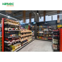 Solution de vente au détail tout-en-un pour supermarchés, personnalisée et axée sur le métal, avec plan d'aménagement pour la planification d'hypermarchés