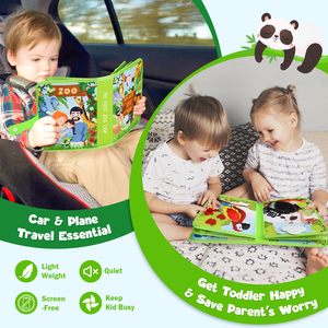 Libro Sensorial <span class=keywords><strong>de</strong></span> Fieltro con Animales del Zoológico, Precio <span class=keywords><strong>de</strong></span> Fábrica, Tablero <span class=keywords><strong>de</strong></span> Actividades Montessori <span class=keywords><strong>para</strong></span> <span class=keywords><strong>Niños</strong></span>, Libro Silencioso <span class=keywords><strong>para</strong></span> Bebés, Regalos <span class=keywords><strong>para</strong></span> <span class=keywords><strong>Niños</strong></span> y Niñas - Product Image 6