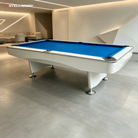 Système de nivellement de table de billard américain taille tournoi Stellarway avec plateau en ardoise, coussin silencieux et peinture imperméable à trois couches
