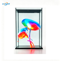 Affichage numérique LED flexible transparent ultra-mince P5 pour intérieur, SDK pour affichage des prix dans les centres commerciaux, luminosité 3000 cd/m²