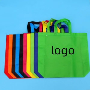 Wholesale Custom Eco <b>Bag</b> Printing Non Woven <b>Bag</b> Promotional <b>Reusable</b> Cloth Shopping Tote <b>Bags</b> With Logo - Product Image 2