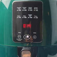 Appareils de cuisine à revêtement antiadhésif en acier inoxydable, friteuse à air numérique multifonctionnelle, sans huile, économe en énergie