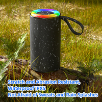 Nueva tendencia diseño clásico profesional Interior Exterior portátil RGB TWS Mini caja de altavoz Bluetooth con micrófono