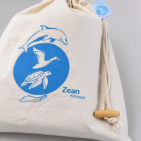 Sac en filet imprimé personnalisé en coton écologique pour fruits et légumes, avec cordon de serrage, réutilisable, pour produits frais de la ferme, sac fourre-tout vert pour l'épicerie