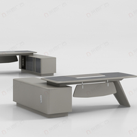 Mobilier de bureau au design moderne, Table de travail en forme d'exécution
