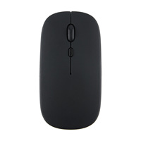 Mouse Optik Ergonomis Nirkabel Laptop iPad Tablet Warna-warni Baterai Isi Ulang Tanpa Lampu Latar 4 Tombol 1 Roller Stok Tersedia