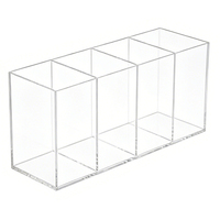 Support de stylos en acrylique à multiples compartiments, sans bulles, avec personnalisation et livraison rapide, directement de l'usine