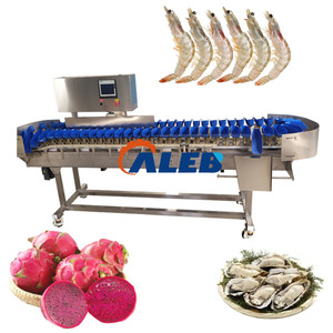 Trieuse industrielle de poids d'huîtres de fruits de <span class=keywords><strong>mer</strong></span> de poissons classifieuse de concombre de <span class=keywords><strong>mer</strong></span> d'écrevisses de crevettes - Product Image 2
