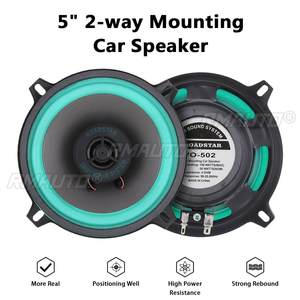 VO502 2PCS 100W 4/5 pouces Haut-parleur coaxial universel HiFi pour voiture, haut-parleur de concentration pour véhicule, audio de porte de voiture, musique stéréo - Product Image 1