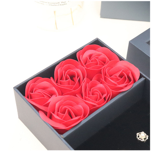 Wholesale Custom Logo Jewelry Box Packaging Flower and Soap Inside Hat Cardboard Box <b>case</b> for <b>Earring</b> Bracelet Ring - Product Image 4