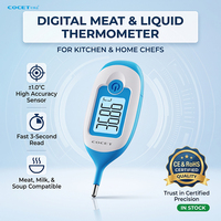 Termometer Digital elektronik, pengukur suhu listrik Digital debu dan tahan air kelas medis