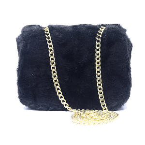 <span class=keywords><strong>Bolsos</strong></span> de mano negros de alta calidad para el día a día para mujer, <span class=keywords><strong>bolsos</strong></span> de lujo para mujer, sin logotipo, fury, pequeños - Product Image 4