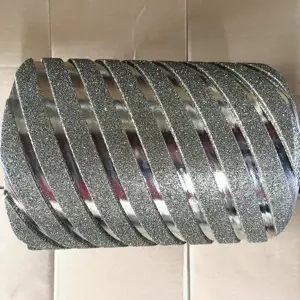 Amoladora de fibra de vidrio rugosa de diamante galvanizado personalizada, rueda de tambor de calibración para revestimiento deslizante