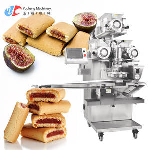 Machine à fabriquer des barres de figues, ligne de production continue de biscuits fourrés, équipement de boulangerie industrielle - Product Image 1