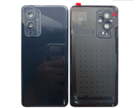 Coque arrière de batterie pour OnePlus 9 9 Pro 9R 10 PRO avec lentille d'appareil photo et autocollant