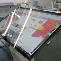 Monitor layar sentuh Lcd 43 inci, Panel datar interaktif semua dalam satu Pc, Monitor layar sentuh UHD 4k 32 43 inci