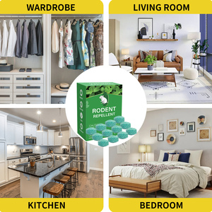 Chuột <span class=keywords><strong>Repeller</strong></span> động vật gặm nhấm, Bạc Hà Chanh Chuột thấm, răn đe tự nhiên cho nhà bếp, nhà kho, xe, trong nhà, ngoài trời - Product Image 3