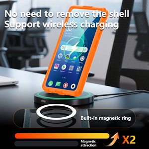 Nouvelle coque de téléphone magnétique tout-en-un <span class=keywords><strong>orange</strong></span>, résistante à l'eau, à la poussière et à la neige, IP68, pour Samsung Galaxy S26Ultra - Product Image 6