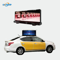 Affichage publicitaire LED extérieur P4 personnalisable sans fil 4G pour toit de taxi, étanche IP65, luminosité 4500-5000 cd/m², garantie 2 ans