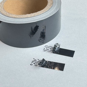 Adesivi di Sicurezza Olografici Antimanomissione Stampabili con Codice a Barre, Argento a Nido d'Ape, per Imballaggi Alimentari in Plastica - Product Image 6