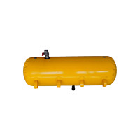 Sac de lestage marin jaune personnalisé en PVC souple pour essais de charge de bateaux et de radeaux de sauvetage