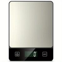 Timbangan Dapur Digital Platform Stainless Steel Fungsi Tare Multi Unit kg g lb oz ml Timbangan Makanan Elektronik