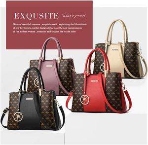 Của Phụ nữ PU hàng đầu xử lý Satchel Vai Messenger Tote Túi với dây kéo đóng cửa và polyester lót túi xách cho phụ nữ - Product Image 5