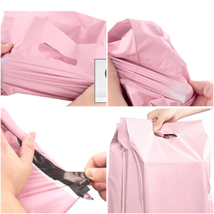 Sustainable Biodegradable Compostable Plastic Express Courier Postage <strong>Custom</strong> Logo <strong>Poly</strong> <strong>Mailers</strong> Mailing Bags With Die Cut Handle - Product Image 6
