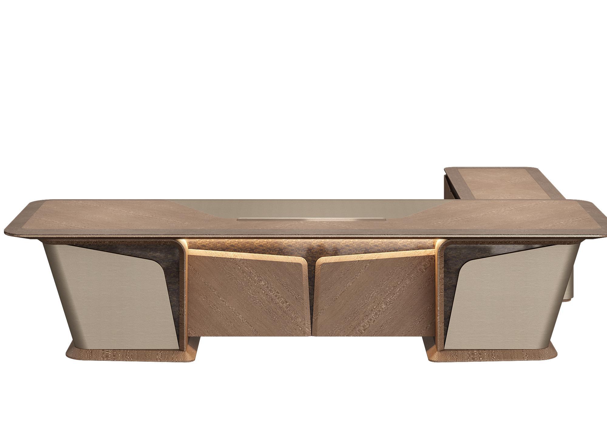 Table Large Countertop President's Office Desk Light Luxury Simple Modern Furniture