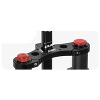 Fourche inversée à suspension pneumatique BUCKLOS 20 pouces, fourche inversée à double couronne, pour vélo électrique 4.0