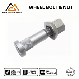 157 3083 Pernos y Tuercas para Ruedas <span class=keywords><strong>de</strong></span> Camión, Grado 40Cr/35CrMo 10.9/12.9, 7/8-14BSF*111 - Product Image 1