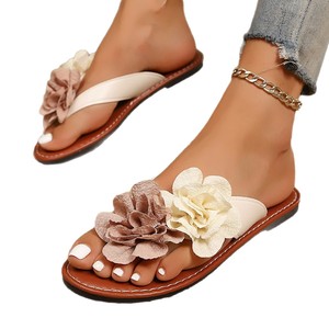 ashion2025 Flower Outer Wear Flat Slippers Casual All-match Beach Sandals Comfortable Thong-toe Herringman231 - Product Image 5