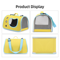 Sac de transport pliable robuste pour animaux de compagnie avec logo personnalisé, en maille respirante, pour les voyages avec animaux