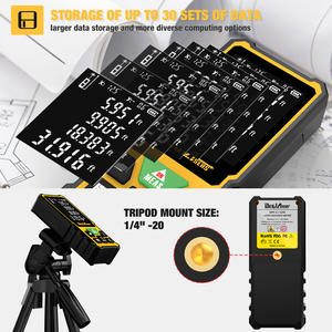 डिग्लेसर ग्रीन-बीम लेजर दूरी माप 360फीट लेजर माप Lcd स्क्रीन डिस्प्ले क्षेत्र/वॉल्यूम माप इनडोर और आउटडोर - Product Image 5