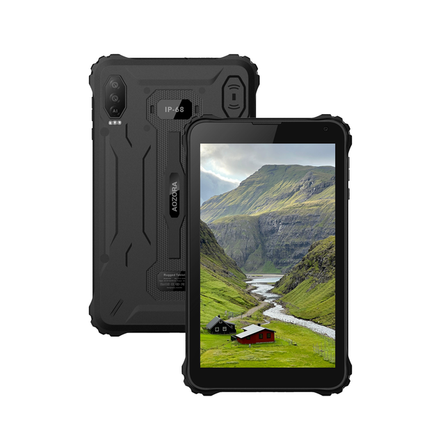 Industrial Rugged Tablet Octa Core Android 14 for Mobile Vetting Summer Thermal Shutdowns 8 Inch Tough Screen Off-Grid SAR AT&T