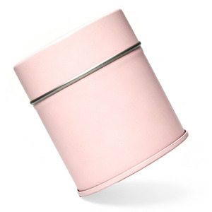 Barattolo per Matcha da 30g in Metallo per Alimenti, Ermetico con Doppio Coperchio, Lattina per Polvere di Matcha Rosa Opaco - Product Image 5