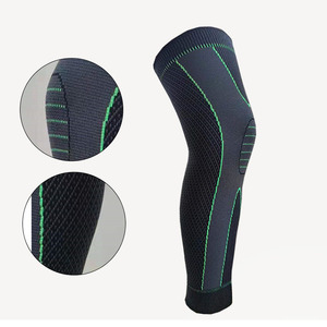 Rodillera de levantamiento de pesas para gimnasio, 3d rodillera de punto, almohadilla larga de compresión, Orto, manga de rodilla para baloncesto - Product Image 2