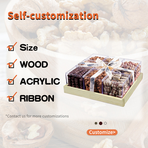 Bán Buôn Tái Chế Trang Trí Fancy Paper Trái Cây Khô Ngày Nuts Ribbon Hiển Thị Lưu Trữ Hộp Quà Tặng - Product Image 3