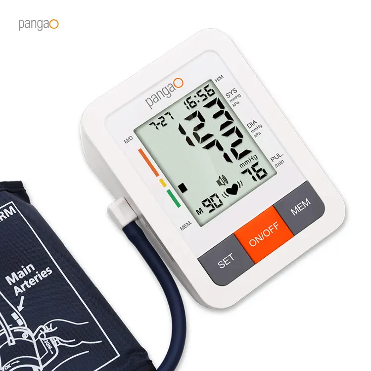 جهاز مراقبة ضغط الدم الذكي الرقمي للذراع مع مقياس ضغط الدم الصوتي
