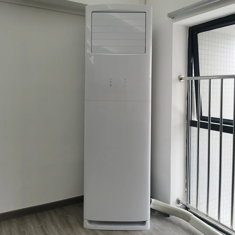 CE sertifikası 48000BTU 60000 BTU kat ayaklı dolap invertör DX bölünmüş klima