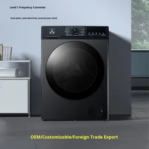 Lavadoras automáticas de tambor de 8 kg/10 kg/12 kg para exportación transfronteriza a África/Asia Central/Sudeste Asiático/Europa - Product Image 3