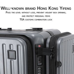 <span class=keywords><strong>Maleta</strong></span> de Viaje con Apertura Frontal, Gran Capacidad, 20 Pulgadas, con Doble Apertura y Candado de Combinación - Product Image 3