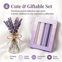 Ruban adhésif double face en forme de stylo à points dégradés, colle forte, style stylo correcteur pour la décoration de journaux (vente en gros)