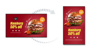 Siêu mỏng <span class=keywords><strong>LCD</strong></span> kỹ thuật số biển hiển thị đồ họa Video tường treo hoạt hình cho bán lẻ trung tâm mua sắm giáo dục thang máy chào đón - Product Image 2