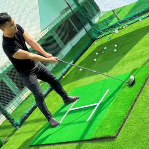 แผ่นรองตีกอล์ฟสำหรับฝึกซ้อมในร่มและกลางแจ้ง ทนทาน กันลื่น หนา 10 มม. เหมาะสำหรับฝึกวงสวิง ชิปปิ้ง พัตต์ และการฝึกซ้อมในสวน - Product Image 6