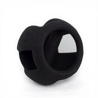 Ensembles de kettlebells en fonte revêtus de caoutchouc noir, logo personnalisé disponible, gamme de poids de 2,5 à 10 kg, multifonctionnels, certifiés BSCI, fitness