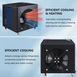 1HP Portable Ice Bath Chiller Cold <strong>Water</strong> Therapy <strong>Machine</strong> for Athlete Recovery Home Gym Spa Fitness Body Application 220V 3-45C - Product Image 2