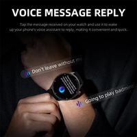 Reloj Inteligente con Respuesta de Mensajes de Voz por IA, Aleación TFT Silicona, Multifuncional, Llamadas, Frecuencia Cardíaca, Monitoreo del Sueño, Rastreador de Actividad Física