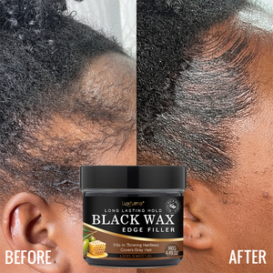 Smooth <strong>Edge</strong> Olive Oil Beeswax <strong>Black</strong> Wax <strong>Edge</strong> Control Tamer Hairline Filler for Thinning <strong>Edges</strong> - Product Image 5