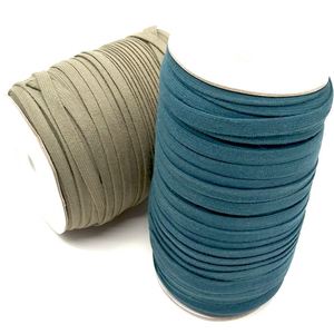 9mm Colored Soft Natural Braid Cotton Flat Drawstring Cord <b>Rope</b> for Hoodie <b>Shoelaces</b> - Product Image 3